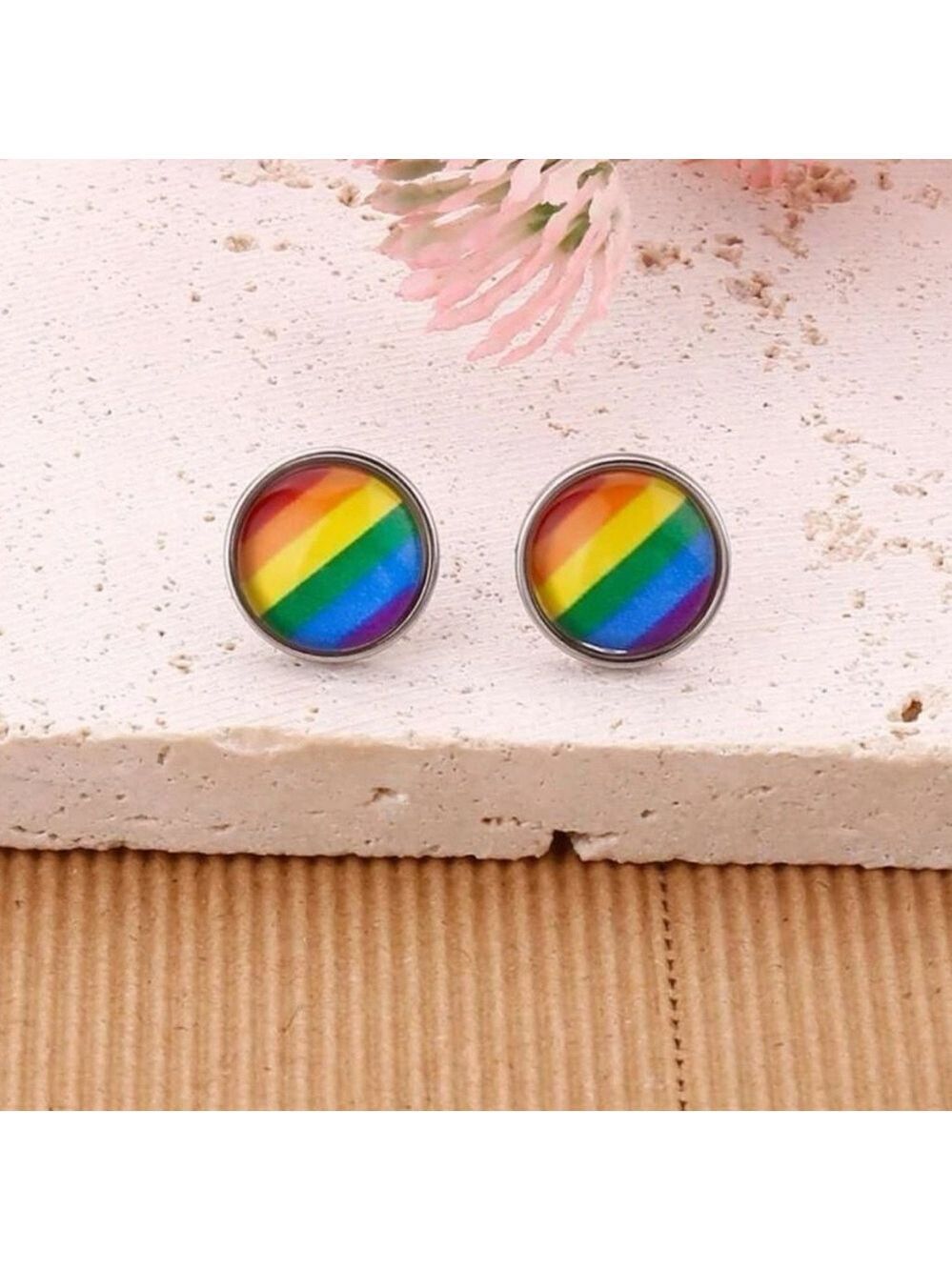 🌈 Rainbow Stud Earrings 🌈
